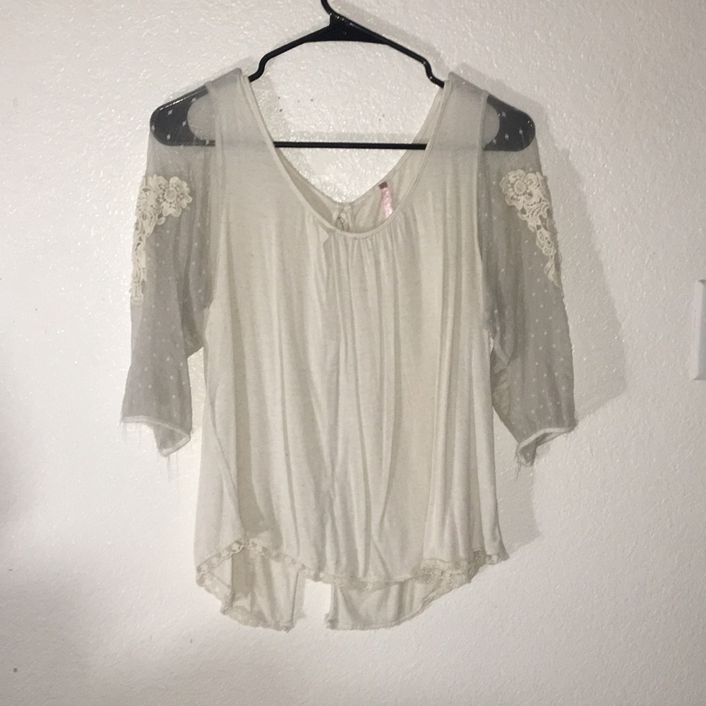 •Cream Blouse•